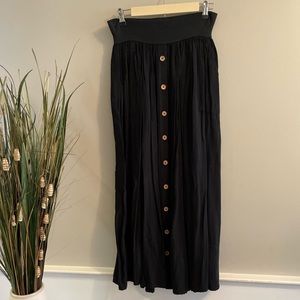 Matilda Jane x Joanna Gaines Grain Silo black maxi skirt
